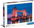 Clementoni - legpuzzel tower bridge bij nacht - 1000st.