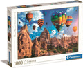 Clementoni - puzzel - 1000 stukjes - ballonnen in cappadocië - puzzel voor volwassenen - high quality collection