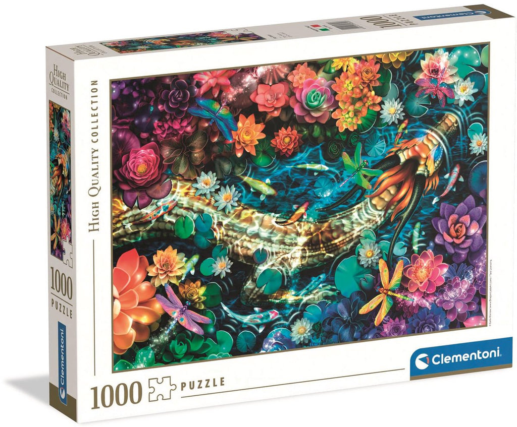 Clementoni - legpuzzel kunstwerken koi rivier 1000st.
