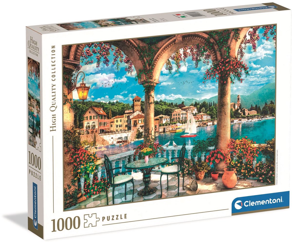 Clementoni legpuzzel kunstwerken uitzicht op het comomeer, 1000st.