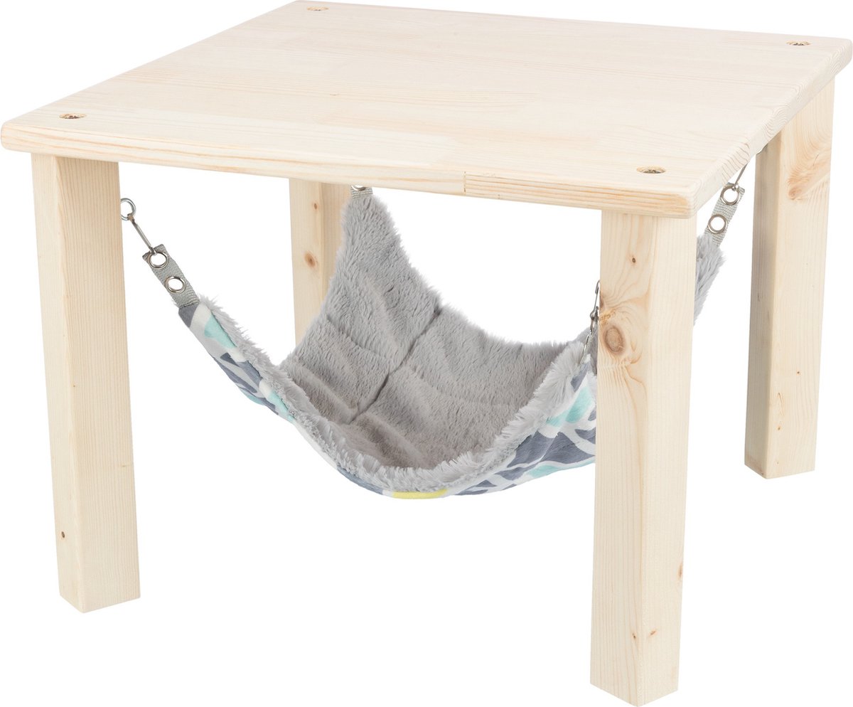 Trixie schuilplaats met hangmat sunny assorti grijs