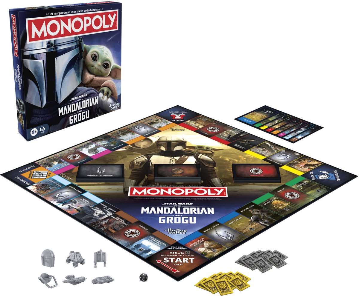 Monopoly - Monopoly star wars the mandalorian and grogu - bordspel