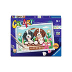 Ravensburger creart honden in een mandje