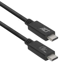 ACT - ACT Usb-c-kabel ac7401 zwart 1 m