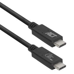 ACT - ACT Usb-c-kabel ac7402 zwart 2 m