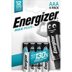 Energizer - Energizer max plus lr03 aaa blister 4 stuks