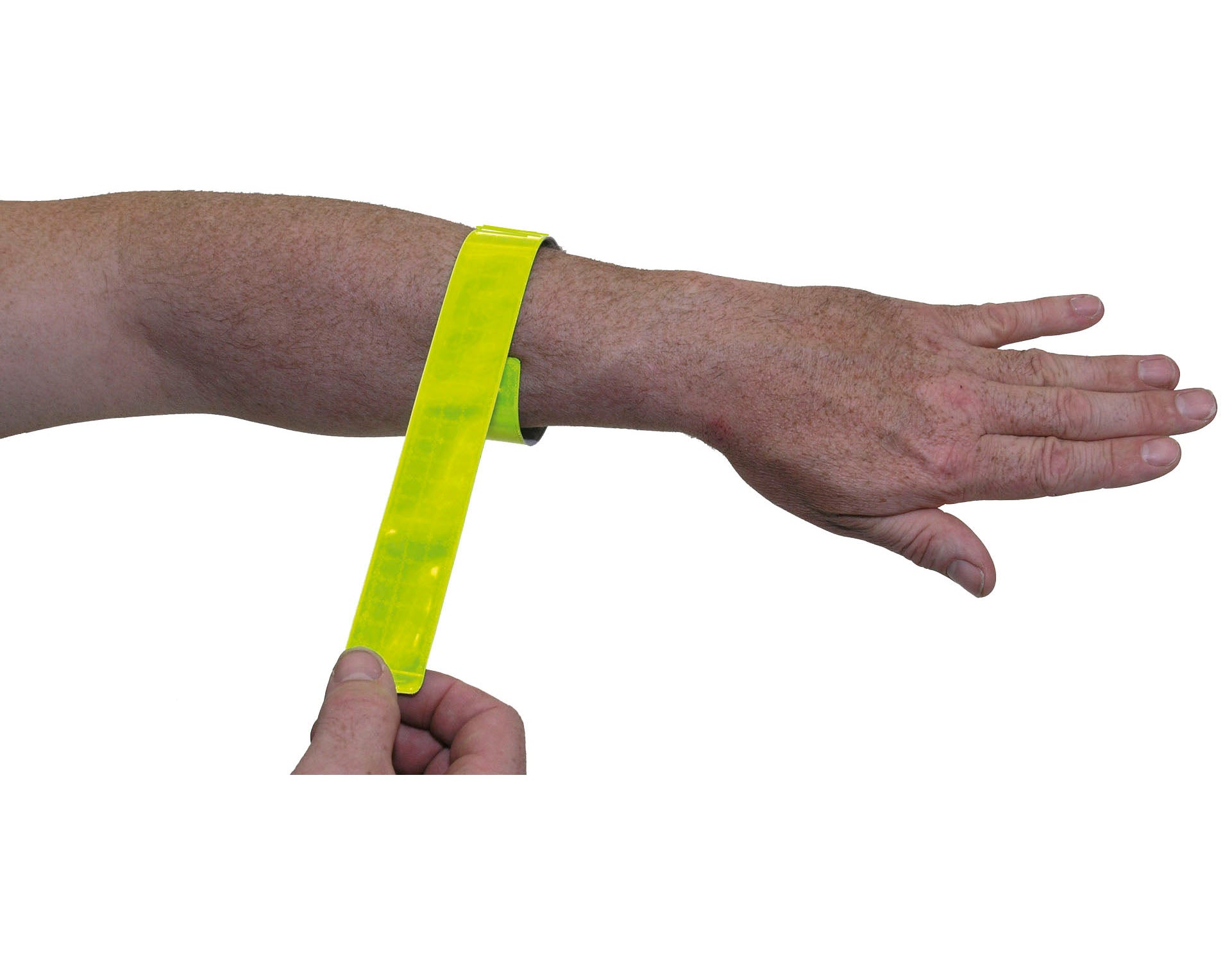 M-wave reflector snapwrap armen en benen geel (2st)
