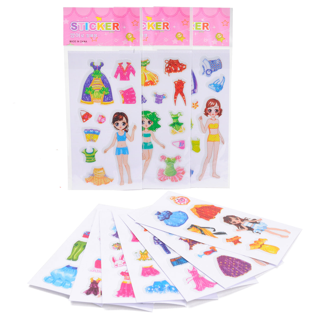 Duckiez kleine stickers - mode