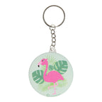 Lg-imports sleutelhanger flamingo met spiegeltje