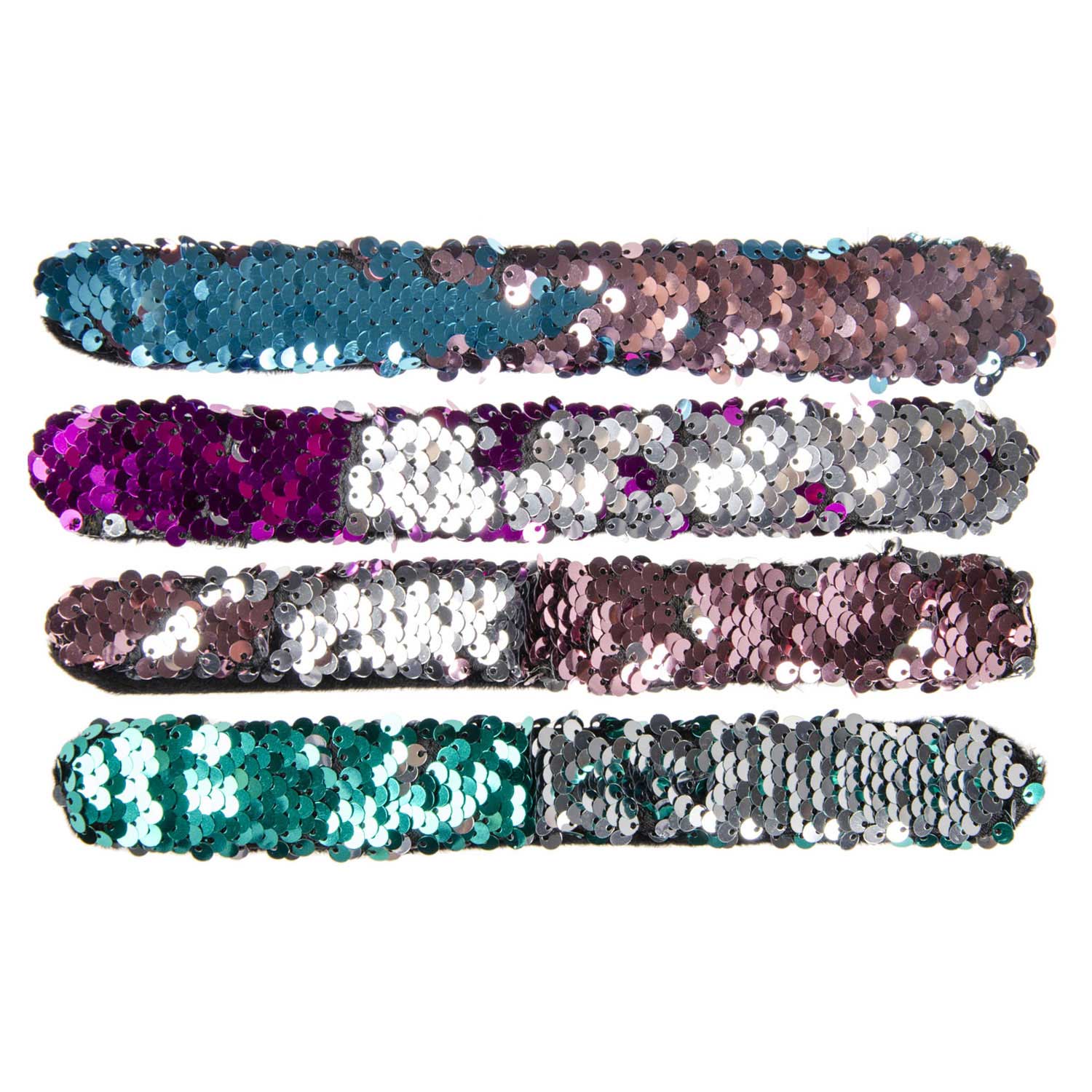 Duckiez - Duckiez Klaparmband met pailletten