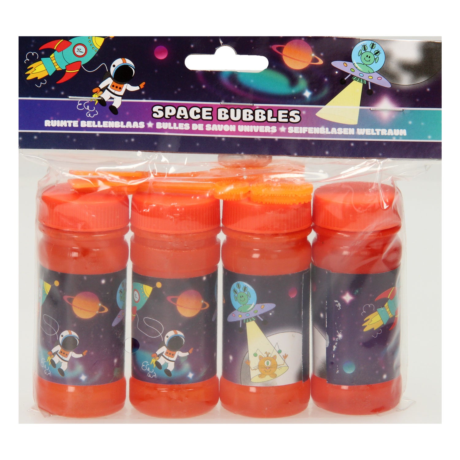 Duckiez bellenblaas ruimtevaart, 4x50ml