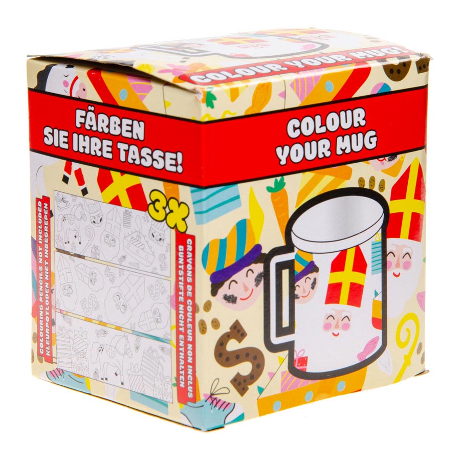 Duckiez kleur je eigen mok sinterklaas