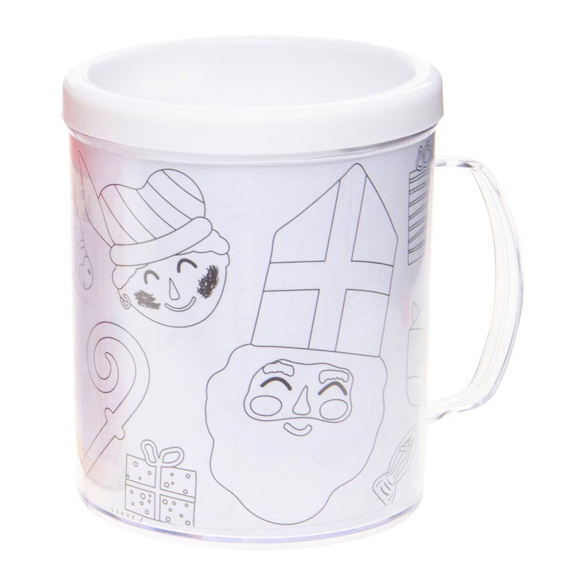 Duckiez kleur je eigen mok sinterklaas