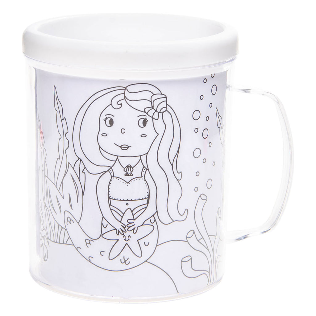 Colorez votre propre coupe sirène