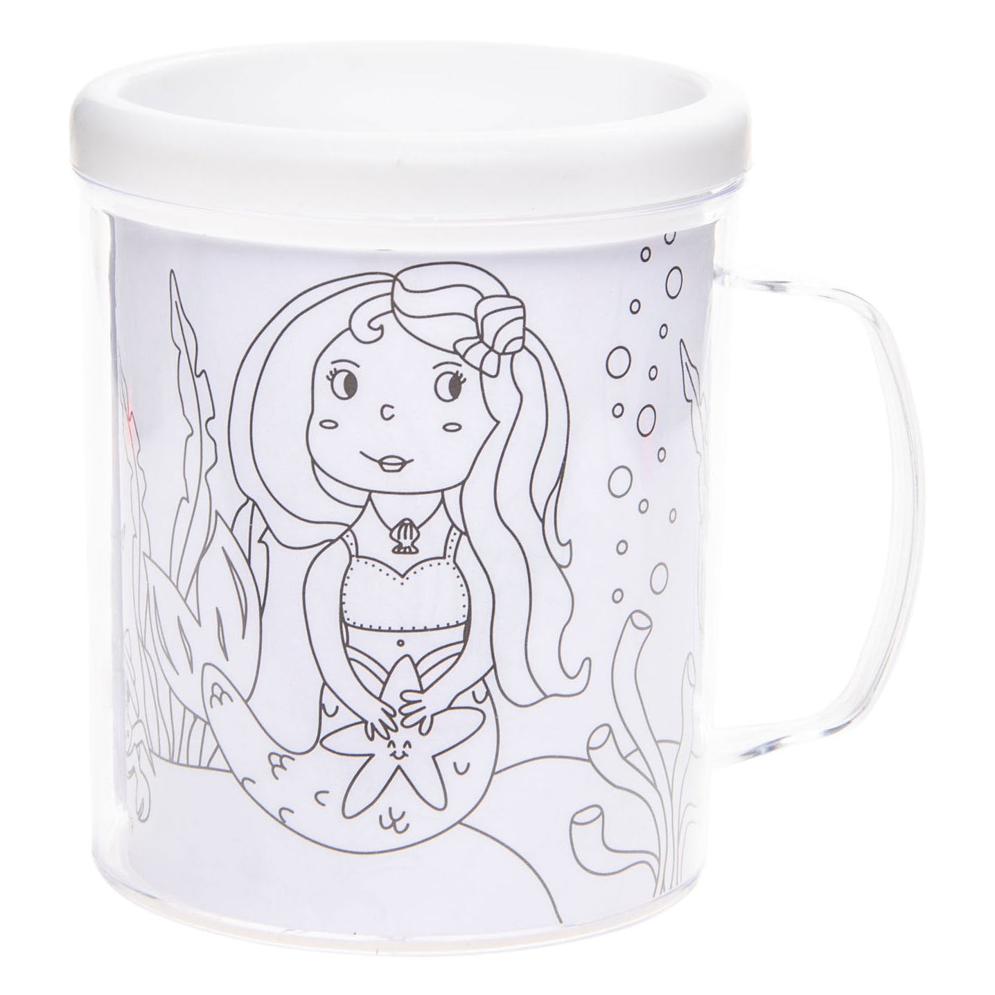 Colorez votre propre coupe sirène