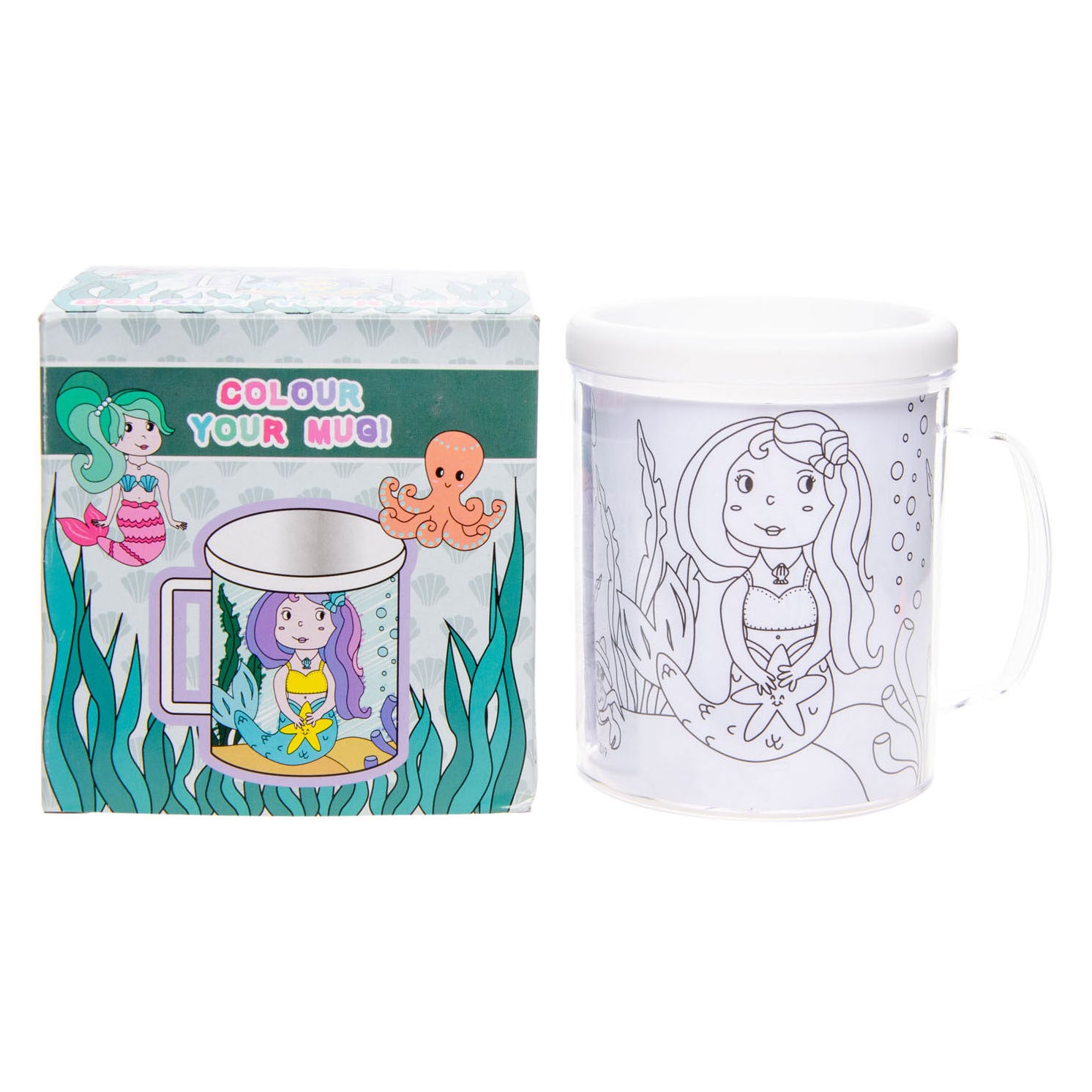 Colorez votre propre coupe sirène