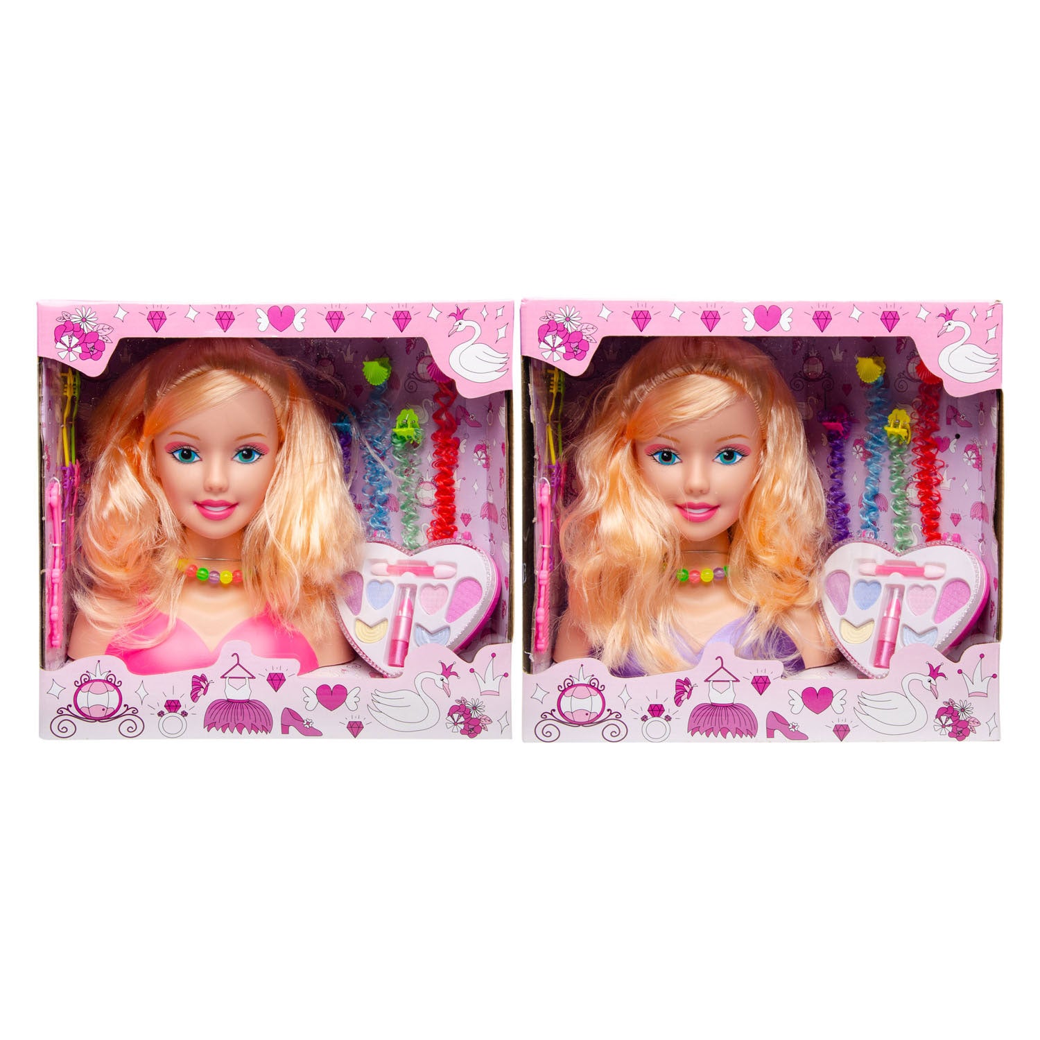 Duckiez make-up pop blond haar