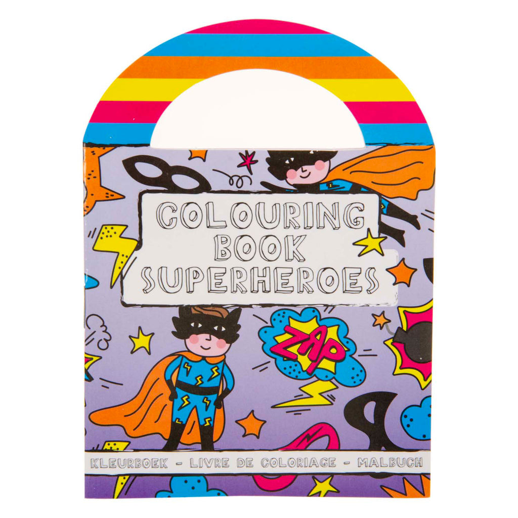 Duckiez kleurboekje met stickers superhero