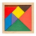 Duckiez houten tangram puzzel, 7st.
