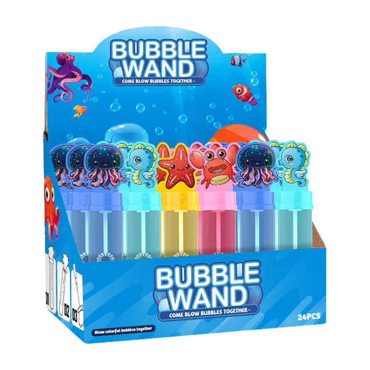 Duckiez zeedieren bellenblaas mini - 24st.