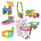Clics bouwblokken - glitter bouwset 8in1
