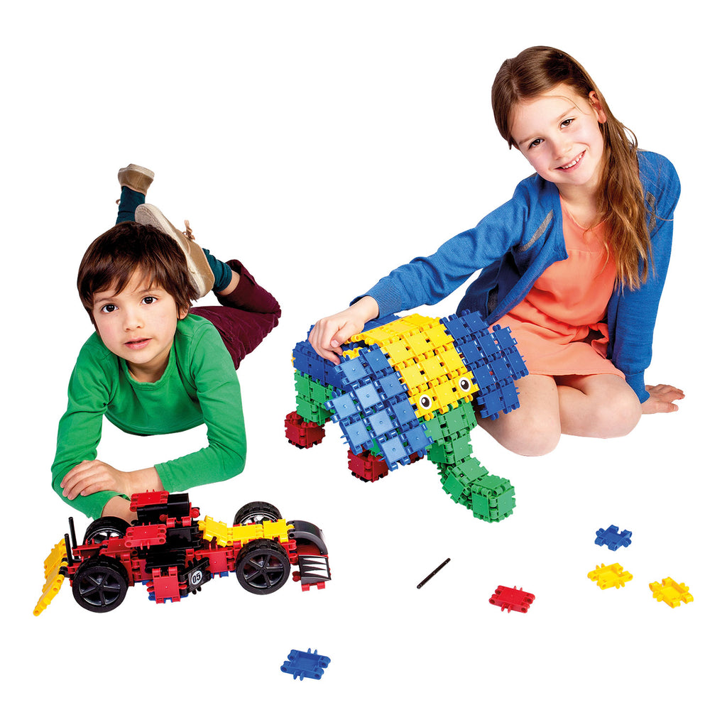 Clics - Clics rolbox bouwblokken - bouwset 15in1