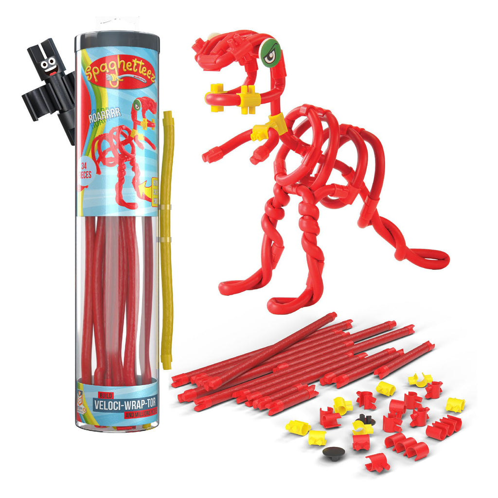 Spaghetteez - Spaghetteez velociraptor flexibele bouwstaafjes 34dlg.