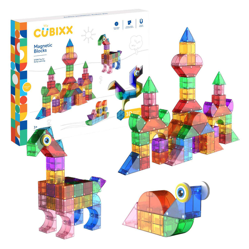 Clics cubixx magnetische bouwspeelgoed - 85dlg.