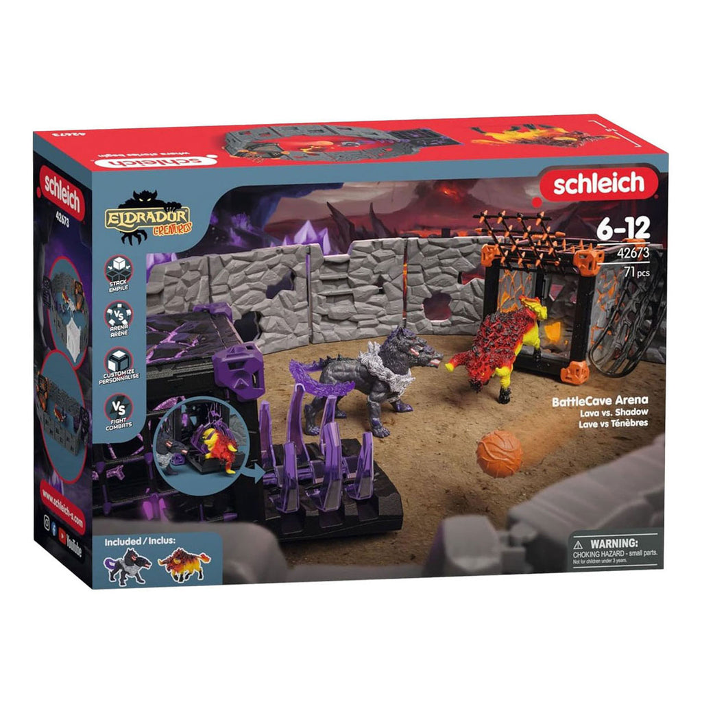 Schleich - eldrador battlecave arena: lava vs schaduw 42673