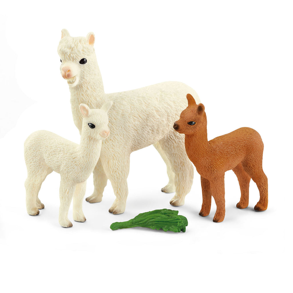 Schleich wild life - alpacafamilie speelfiguur