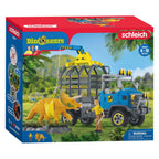 Schleich dinosaurus - dinosauriërs truckmissie - dino speelgoed - kinderspeelgoed voor jongens en meisjes - 4 tot 12 jaar 42565