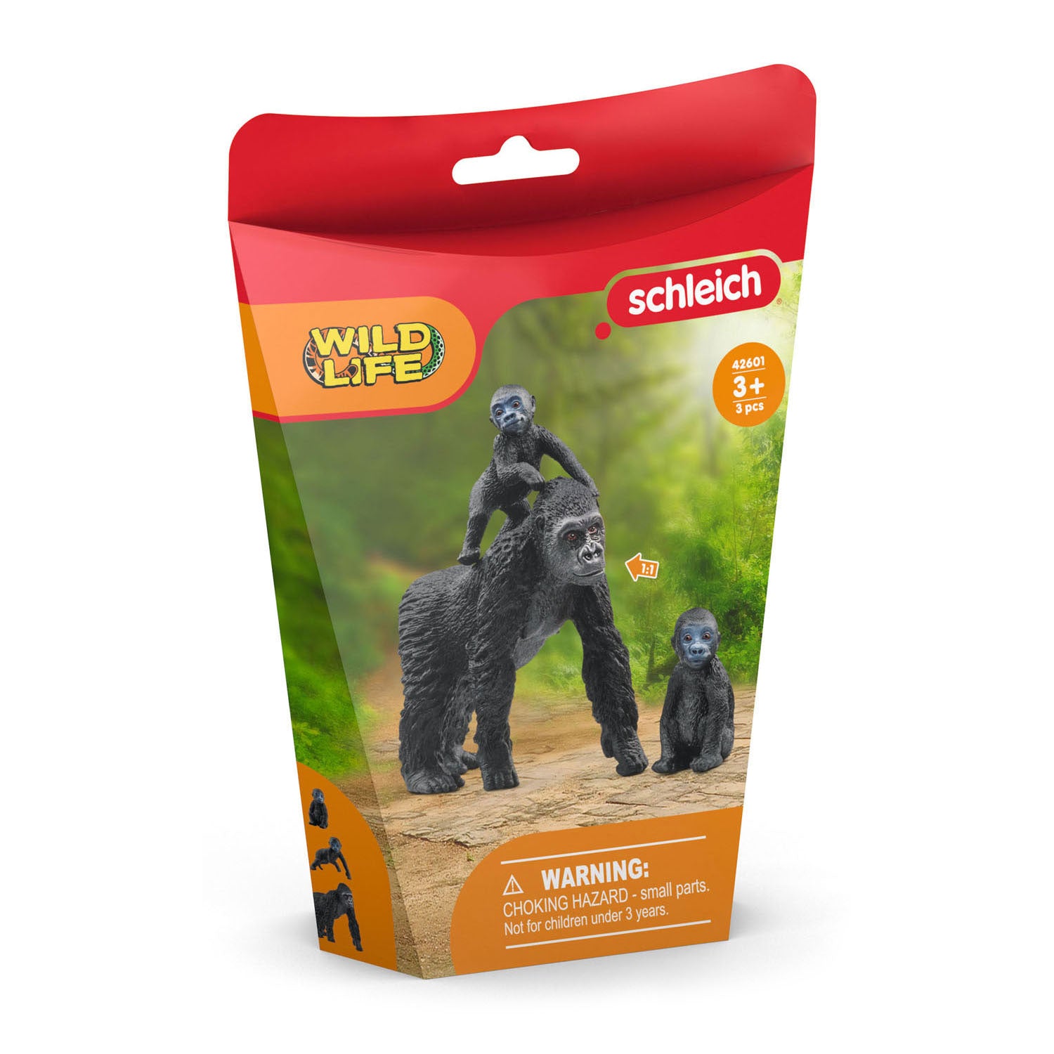 Schleich - wildlife gorilla familie 42601