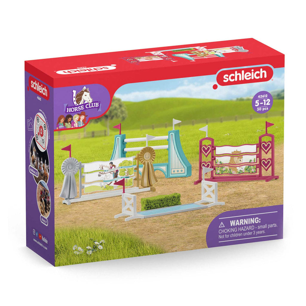 Schleich horse club - paardenaccessoires voor de hindernisbaan - 42612
