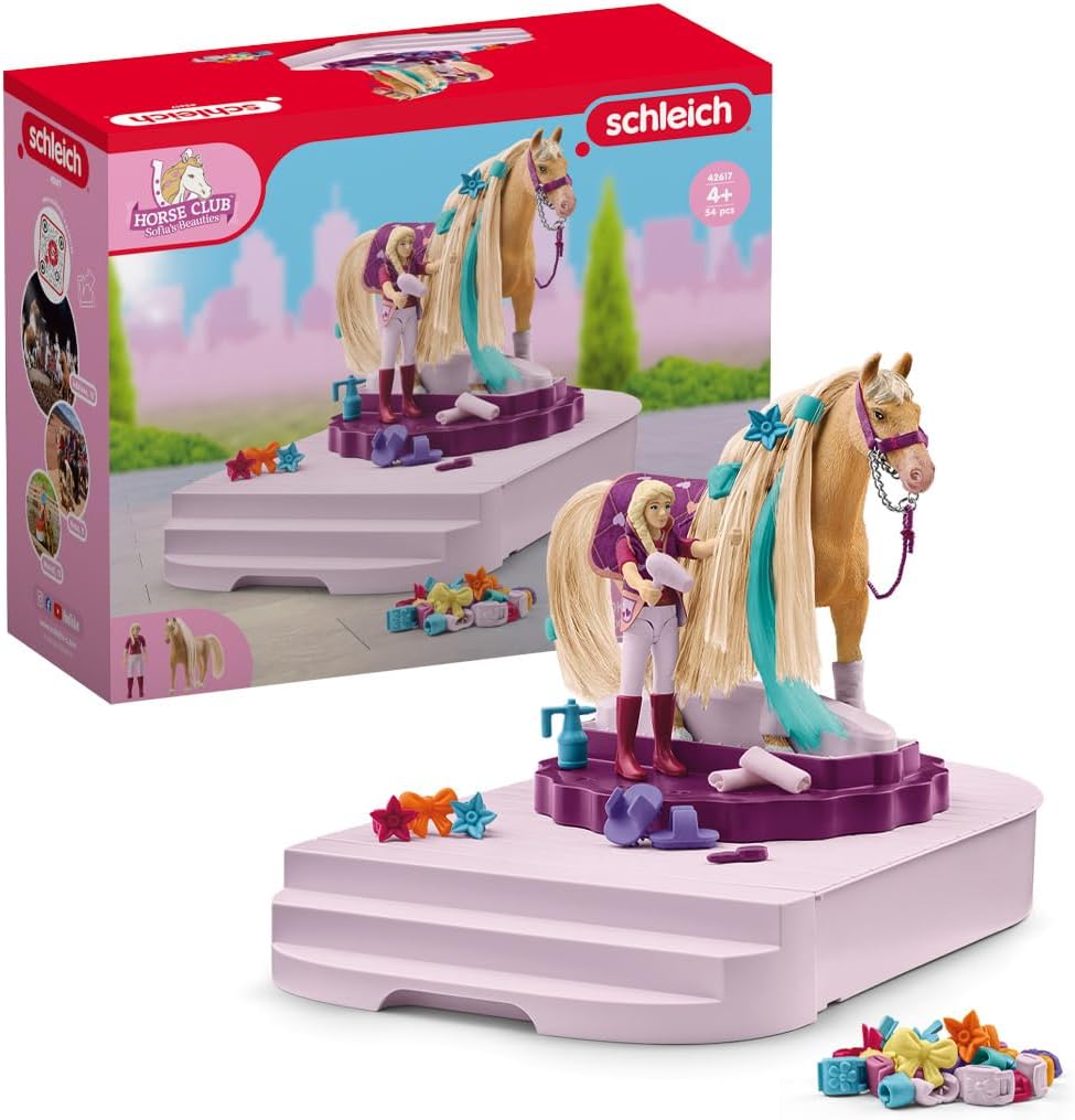 Schleich horse club sofia's beauties - paardenverzorgingsplek - mode, fashion speelgoed - 42617