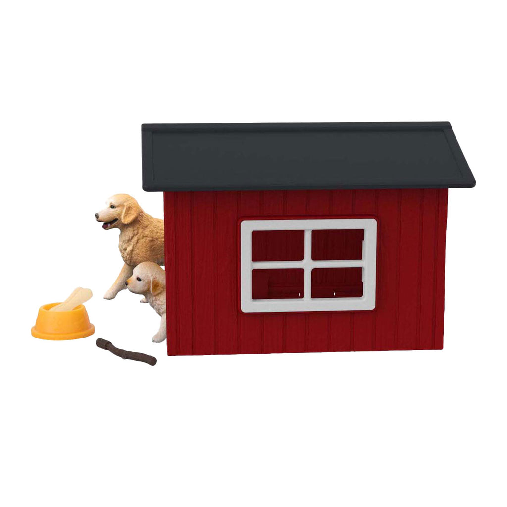 Schleich - farm world hondenhok met golden retrievers 42722