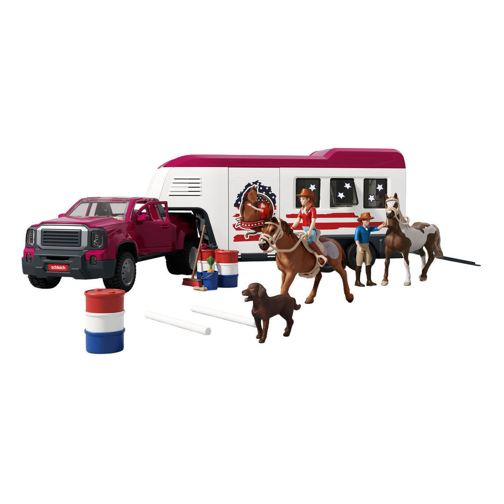 Schleich - horse club lakeside truck met aanhangwagen 42705