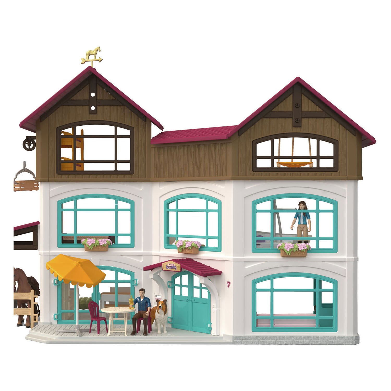 Schleich horse club lakeside villa paddock 42785