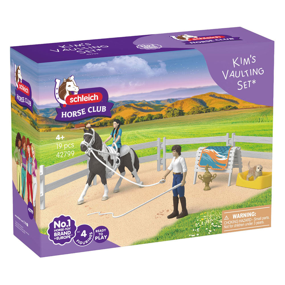 Schleich horse club kim's voltigeset 42799