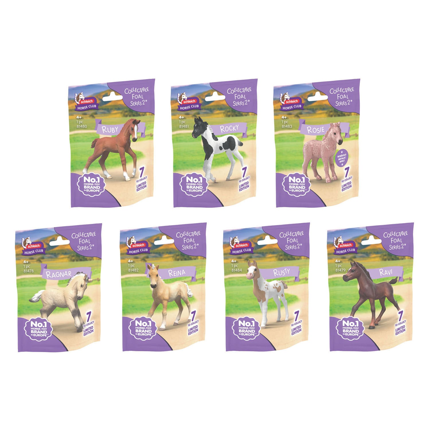 Schleich horse club verzamelveulens 70680 display 21 stuks