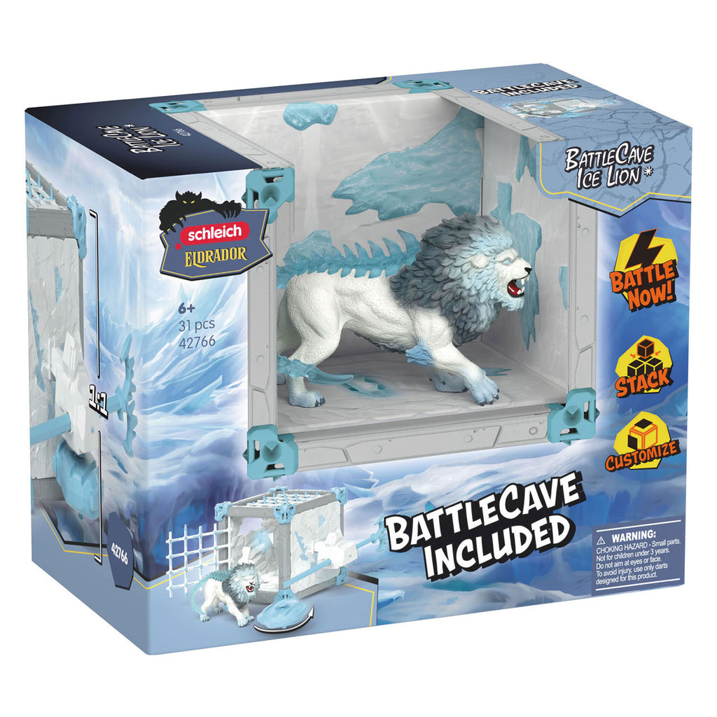 Schleich - eldrador creatures battlecave ijsleeuw 42766