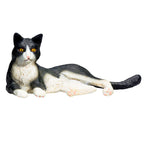 Mojo farmland liggende kat zwart wit - 387367
