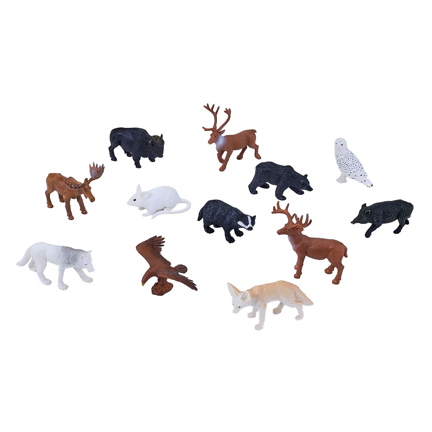 Mojo wildlife mini bosdieren speelset, 12dlg. - 380054