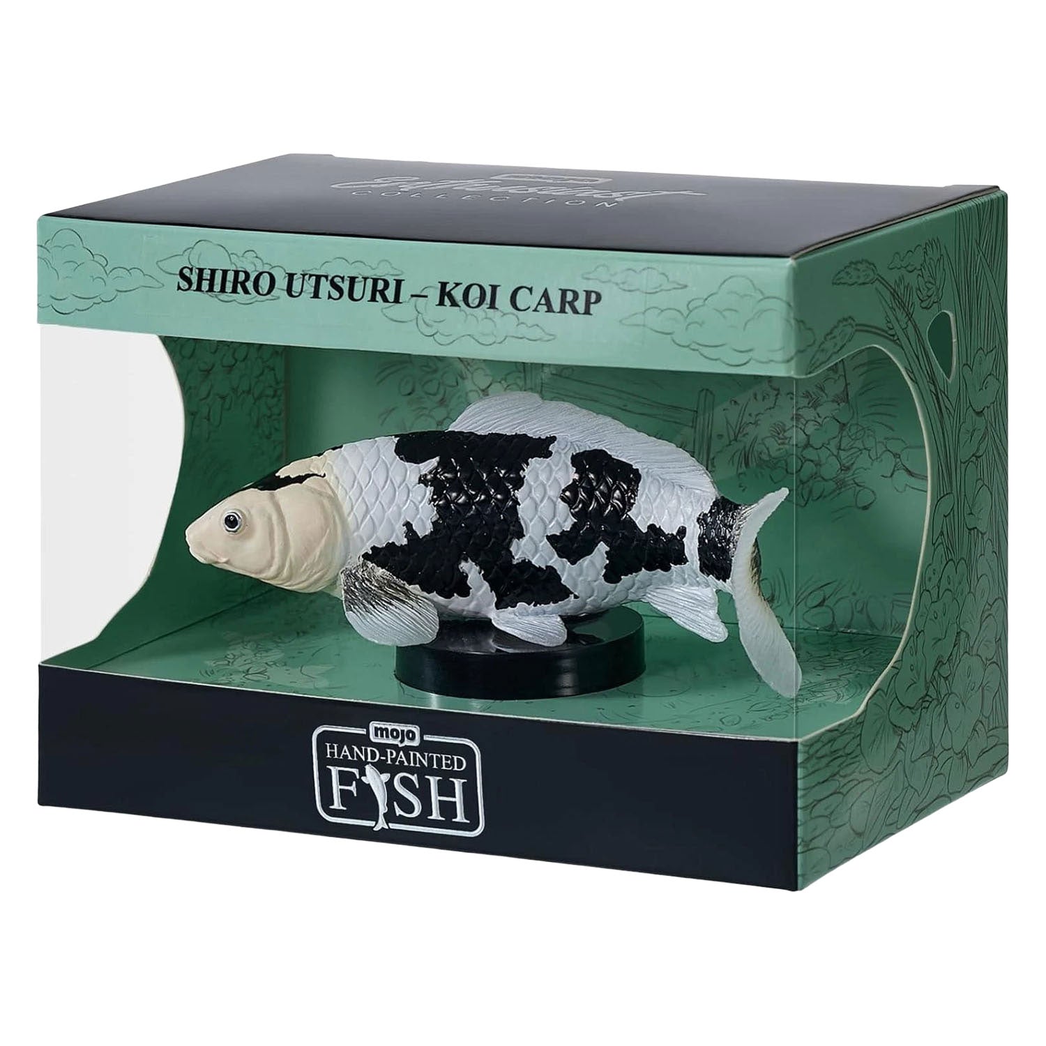 Mojo - koi collection - shiro utsuri koi zwart wit 381120