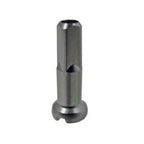 Sapim - spaaknippel 13 polyax xl 14mm messing zilver (100st)
