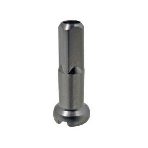 Sapim - spaaknippel 13 polyax xl 14mm messing zilver (100st)