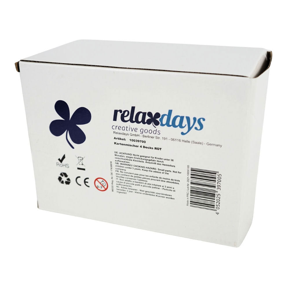 - Relaxdays Kaartenschudmachine