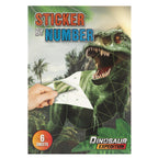 Grafix dino stickeren op nummer a4