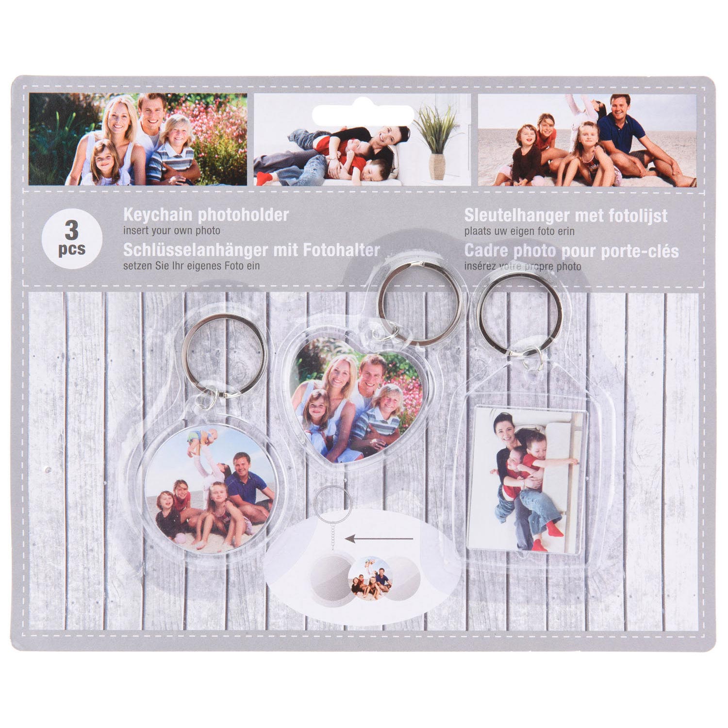 - Sleutelhanger Fotolijst 3st.