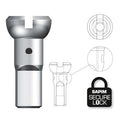 Sapim - spaaknippel 14g 14mm secure lock messing (100st)