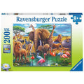 Ravensburger - op safari! puzzel 200pcs